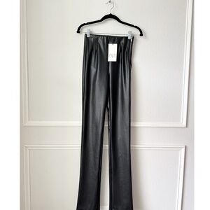 NWT Zara Faux Leather Leggings